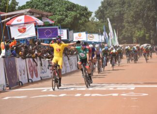 35e tour du Faso: Mohcine El Kouraji remporte la 5e étape et consolide son maillot jaune