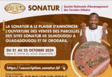 SONATUR : Des souscriptions pour des parcelles à Silmiougou (Ouagadougou) et à Orodara