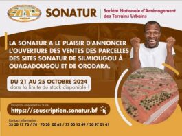 SONATUR : Des souscriptions pour des parcelles à Silmiougou (Ouagadougou) et à Orodara