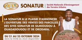 SONATUR : Des souscriptions pour des parcelles à Silmiougou (Ouagadougou) et à Orodara