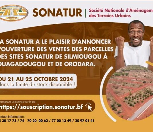 SONATUR : Des souscriptions pour des parcelles à Silmiougou (Ouagadougou) et à Orodara