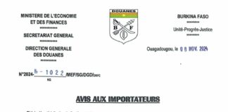 Avis aux importateurs et aux commissionnaires en Douane agréés (CDA)