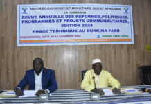 Revue technique des politiques, programmes et projets de l’UEMOA : Des experts de la Commission et du Burkina Faso en conclave à Ouagadougou