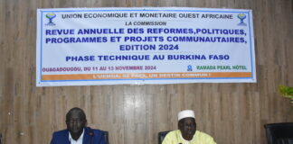 Revue technique des politiques, programmes et projets de l’UEMOA : Des experts de la Commission et du Burkina Faso en conclave à Ouagadougou