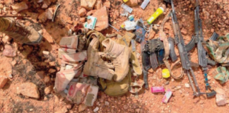 Une réserve d’armes et de carburant pulvérisée à Taouremba