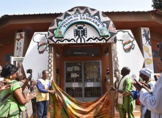 Baptême au SIAO : Le pavillon de la Créativité baptisé pavillon de la Créativité Thomas Sankara