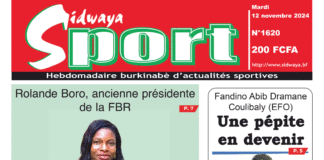 Une Sidwaya Sport du 12-11-2024