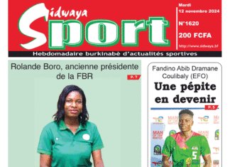 Une Sidwaya Sport du 12-11-2024