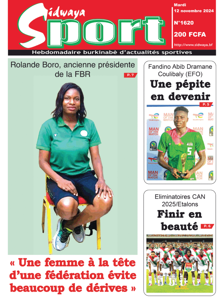 Une Sidwaya Sport du 12-11-2024