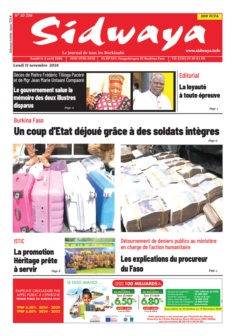 Une du 11-11-2024