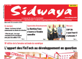Une Sidwaya du 13-11-2024