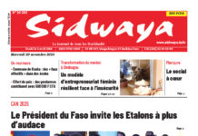 Une Sidwaya du 20-11-2024