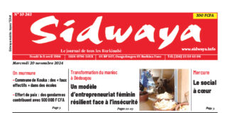 Une Sidwaya du 20-11-2024