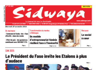 Une Sidwaya du 20-11-2024