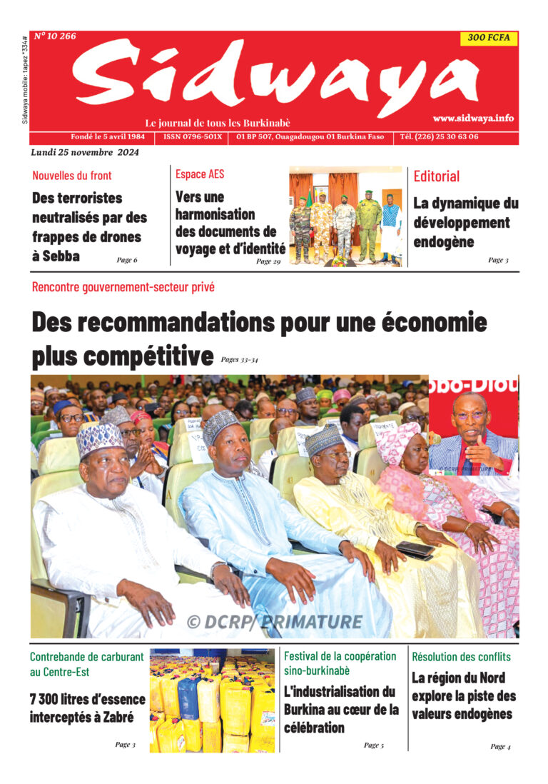 Une du 25-11-2024