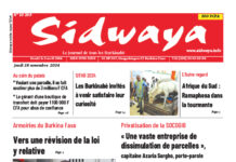 Une Sidwaya du 28-11-2024