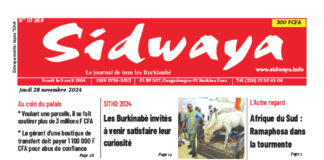 Une Sidwaya du 28-11-2024
