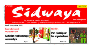 Une Sidwaya du 4-11-2024