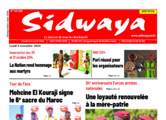 Une Sidwaya du 4-11-2024