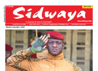 Une sidwaya du 5-11-2024