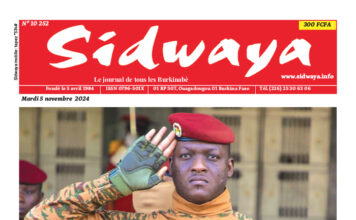 Une sidwaya du 5-11-2024