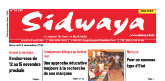 Une Sidwaya du 6-11-2024