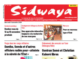 Une Sidwaya du 6-11-2024