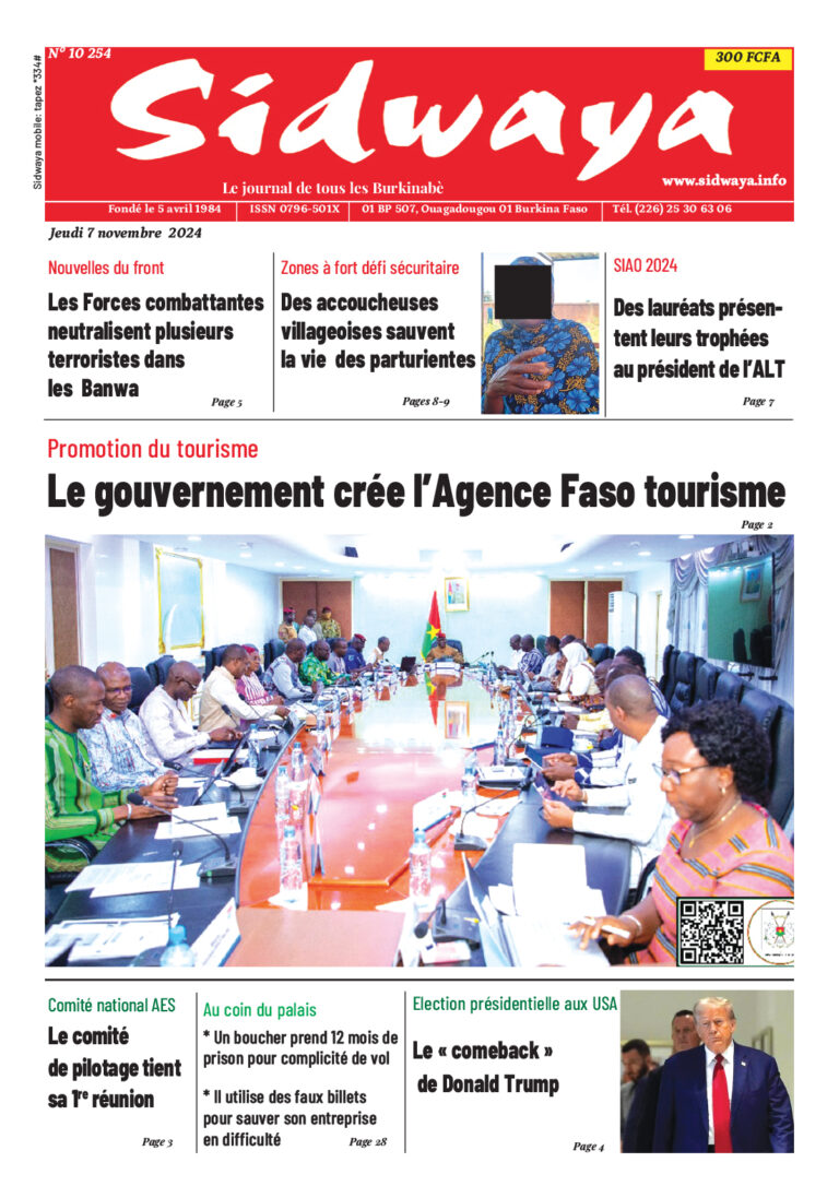 Une du 07-11-2024