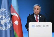 Sommet mondial sur le Climat à Bakou : António Guterres appelle à l’action immédiate