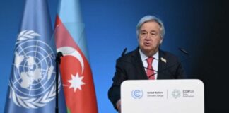 Sommet mondial sur le Climat à Bakou : António Guterres appelle à l’action immédiate