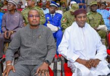 45e édition du Sabre National du Niger : Le Premier ministre, Jean Emmanuel OUEDRAOGO, assiste à la finale.