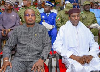 45e édition du Sabre National du Niger : Le Premier ministre, Jean Emmanuel OUEDRAOGO, assiste à la finale.