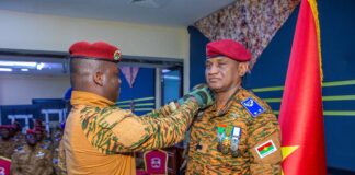 Forces armées nationales : le nouveau CEMGA reçoit ses attributs de Général de brigade