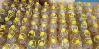 Burkina : la Brigade mobile de contrôle et de répression des fraudes saisie 96 cartons d’huile alimentaire non autorisée au Sahel