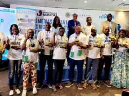 Awards des REMAPSEN : Madina Belémviré de bulletin santé lauréate du 1er « Prix Michel Sidibé » presse en ligne