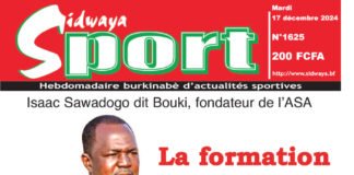 Une Sidwaya Sport du 17-12-2024