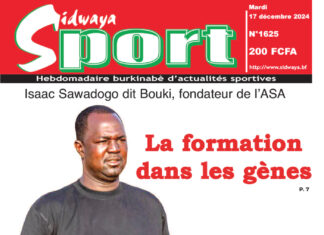 Une Sidwaya Sport du 17-12-2024