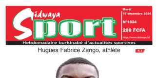 Une Sidwaya Sport du 10-12-2024
