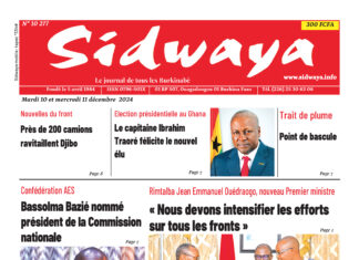 Une Sidwaya du 10 et 11-12-2024