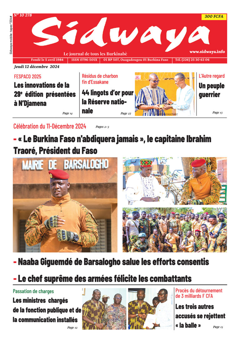 Une du 12-12-2024