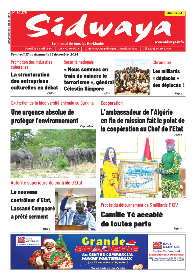 Une du 13-12-2024