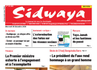 Une Sidwaya du 18-12-2024