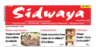 Une Sidwaya du 19-12-2024