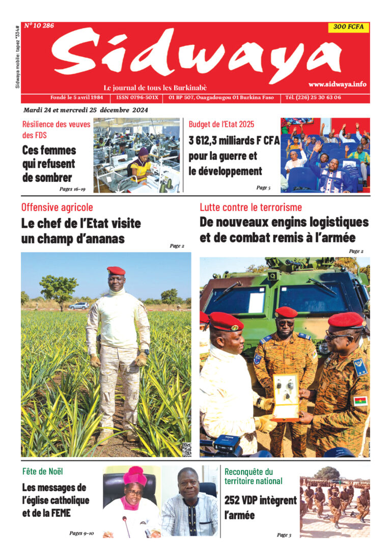 Une du 24-12-2024