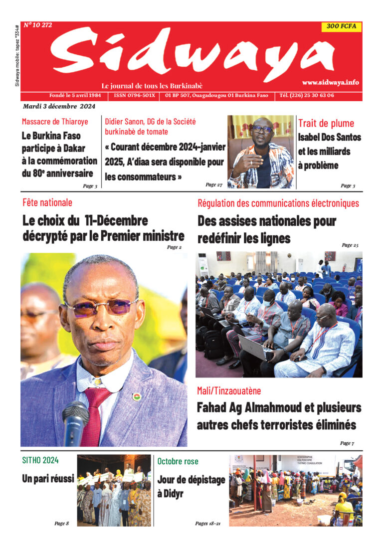 Une Sidwaya