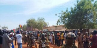 Solenzo : La population acclame les FDS de retour du théâtre des combats