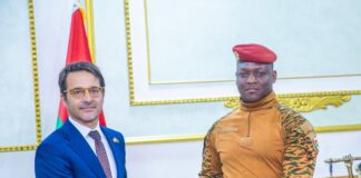 Coopération : cinq nouveaux ambassadeurs présentent leurs lettres de créance au Président du Faso