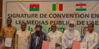 Confédération des Etats du Sahel: une convention de partenariat signée entre les télévisions nationales des trois Etats