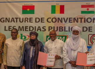 Confédération des Etats du Sahel: une convention de partenariat signée entre les télévisions nationales des trois Etats