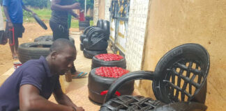 Recyclage des déchets solides: des pneus usés retrouvent une « seconde vie »